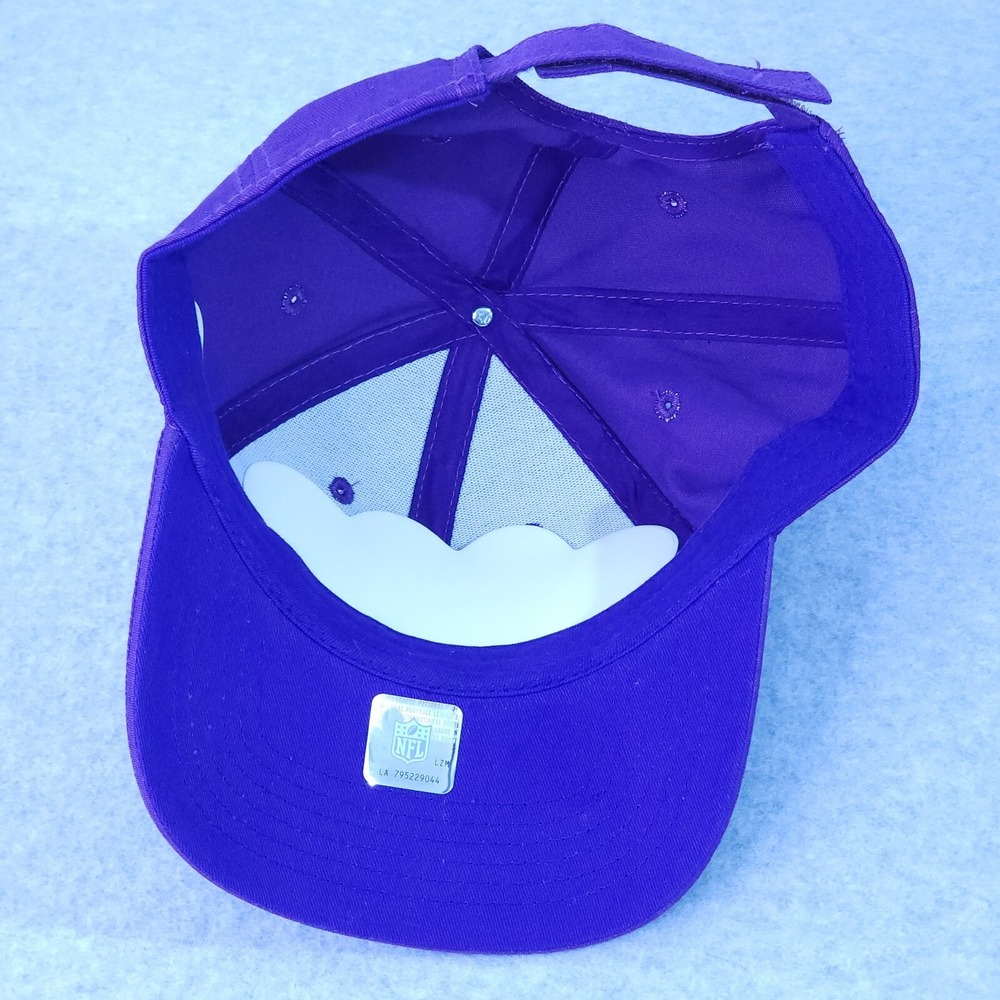NFL Crown Royal Adjustable Adult Hat Purple Strapback - Picture 7 of 8